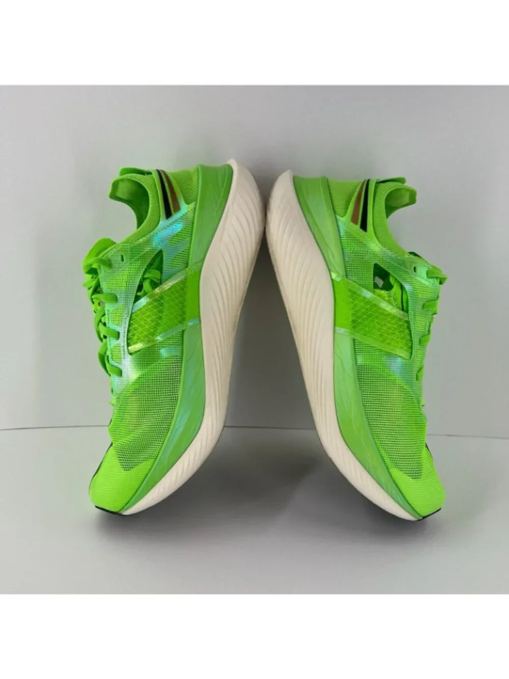 Saucony Endorphin Elite Running Sneakers Men US 11 Low Top S20768-30 Slime Green